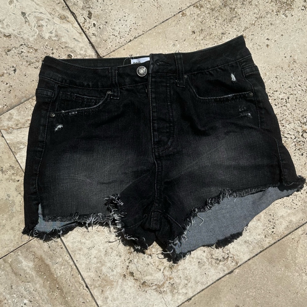 NWOT RSO Size 25 Black Jean Shorts